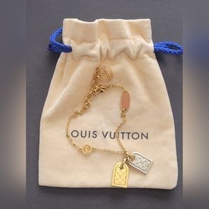 Louis Vuitton Two Tone Nanogram Bracelet
